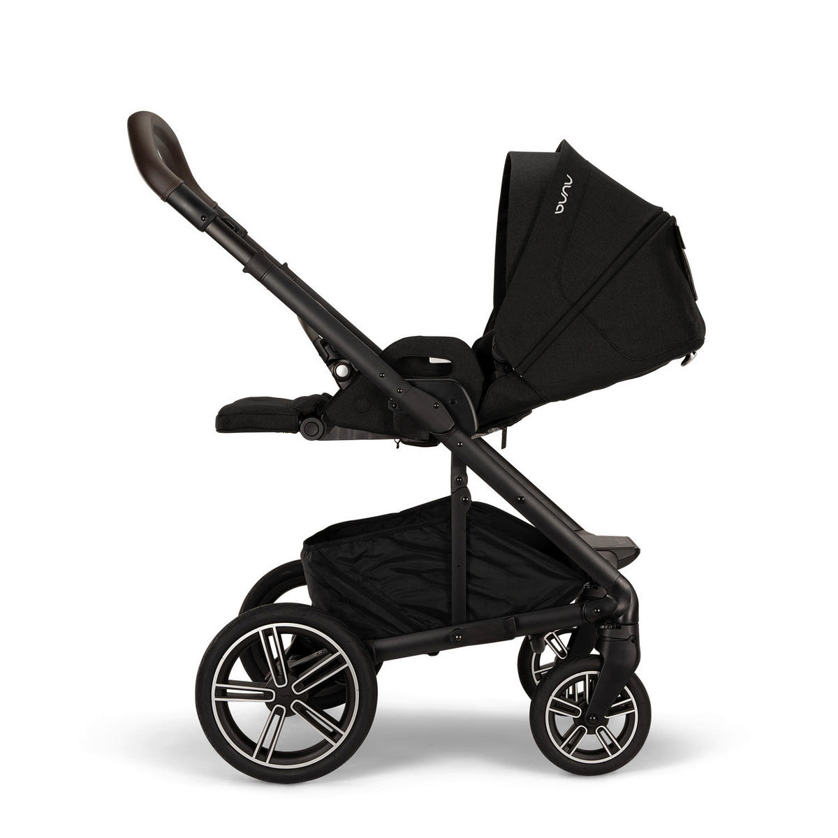 KINDERWAGENSET  MIXX NEXT  CAVIAR  - Schwarz, Basics, Kunststoff/Textil (60/110/82cm) - Nuna