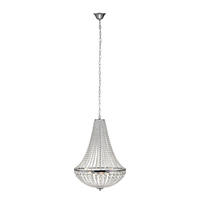 KRONLEUCHTER 50/68 cm   - Klar/Chromfarben, Basics, Glas/Metall (50/68cm) - Markslöjd