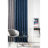 MATERIAL PERDELE șI DRAPERII black-out (nu permite trecerea luminii)  - albastru, Basics, textil (80/25/25cm)