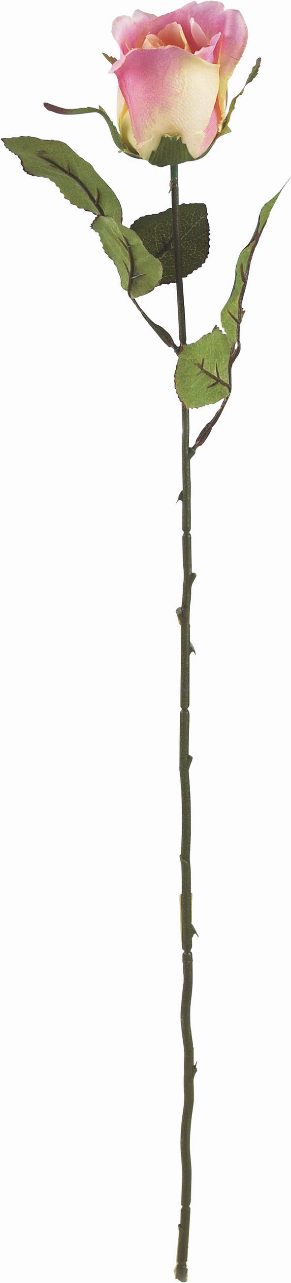 VEŠTAČKI CVET - lila/zelena, Osnovno, tekstil/plastika (62cm)