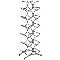 FLASCHENREGAL  - Schwarz, Basics, Metall (69,5/25/15cm) - Justinus