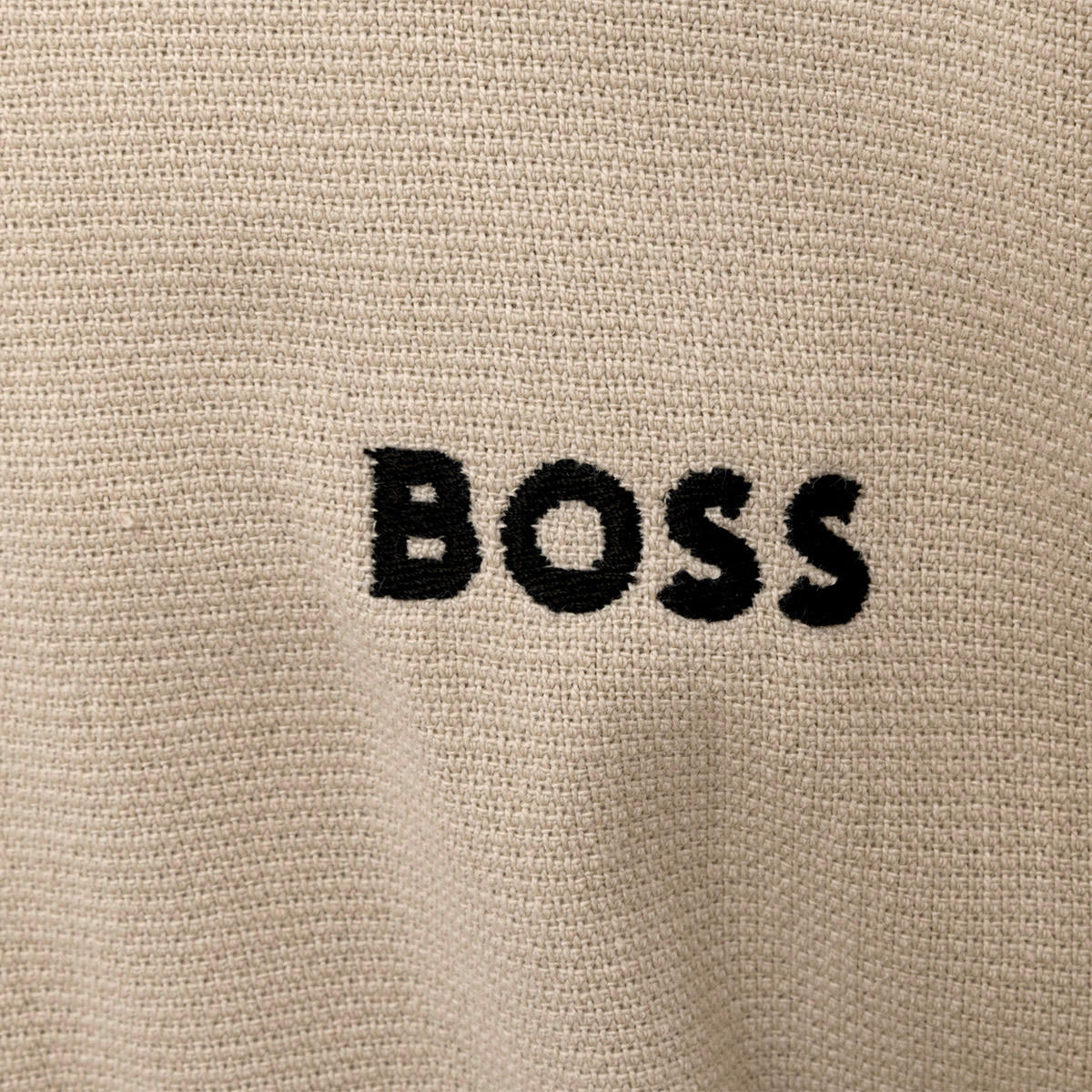 BADEMANTEL BLINEA S Unisex  - Hellbraun, Design, Textil (Snull) - Hugo Boss