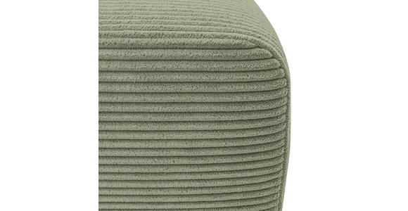 ECKSOFA Olivgrün Cord - Schwarz/Olivgrün, KONVENTIONELL, Kunststoff/Textil (217/146cm) - Carryhome