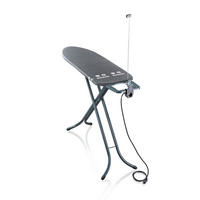 BÜGELBRETT  AIR BOARD M BLACK PLUS VDE  - Schwarz, Basics, Textil (120/38/98cm) - Leifheit