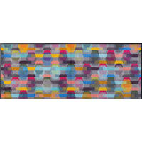 LÄUFER 75/190 cm Limit Multicolor  - Multicolor, Design, Kunststoff/Textil (75/190cm) - wash+dry