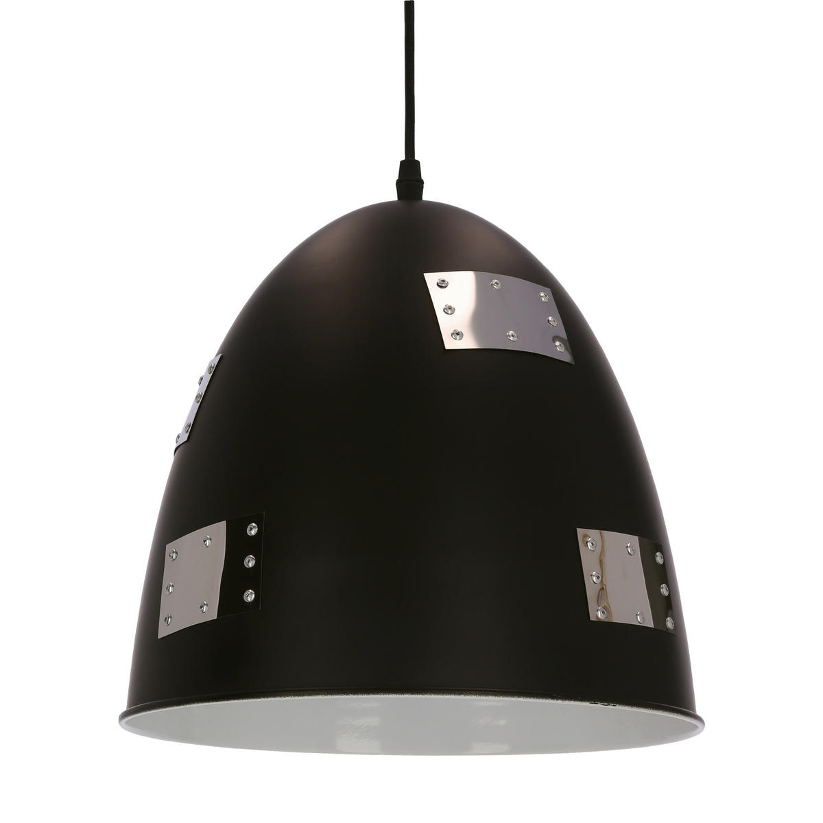 PENDELLEUCHTE 29/135 cm  - Chromfarben/Schwarz, Design, Metall (29/135cm)