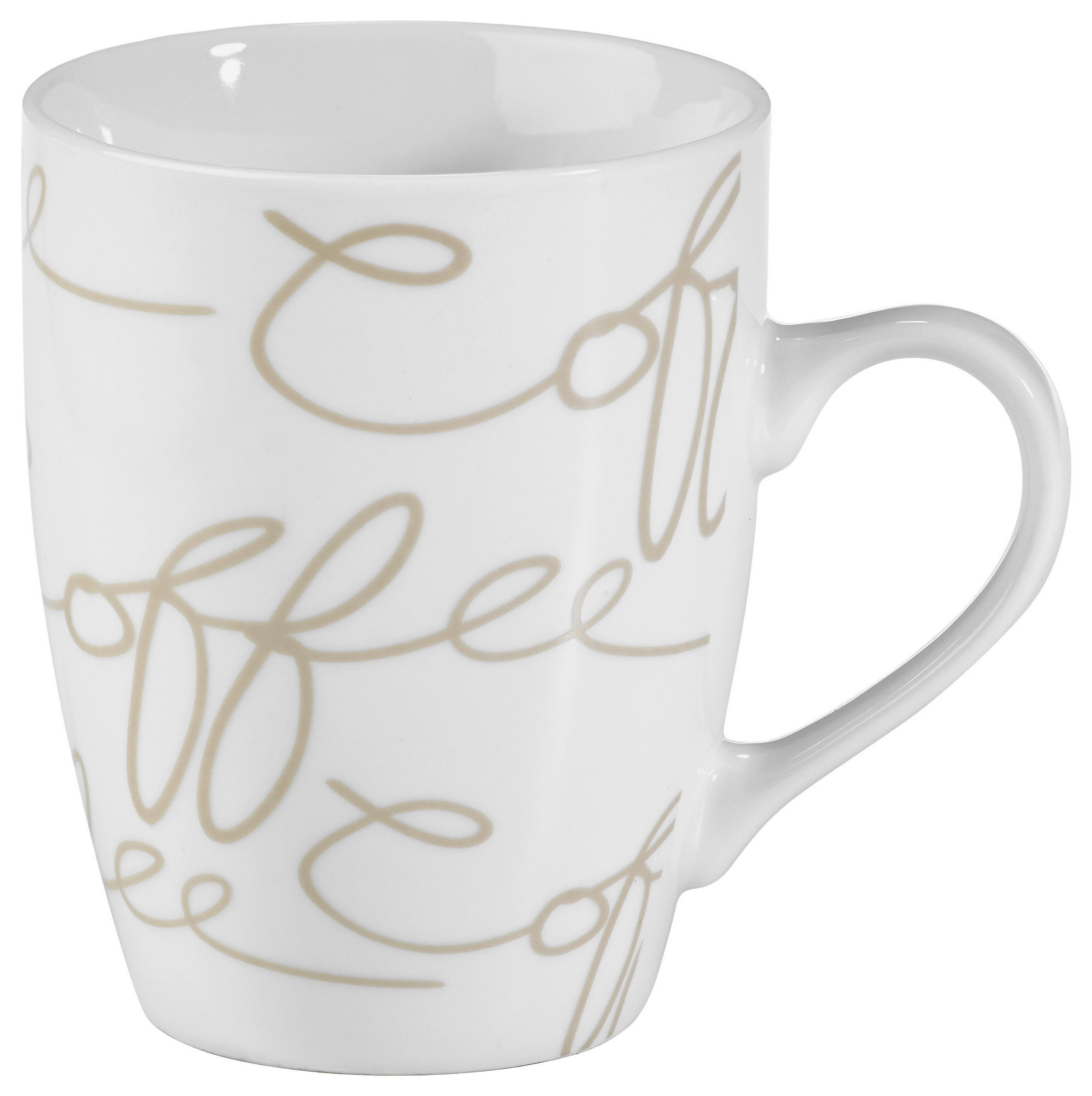 KAFFEEBECHER Cornello  250 ml   - Creme/Weiß, KONVENTIONELL, Keramik (0,250l) - Ritzenhoff Breker