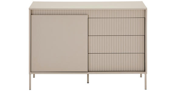 KOMMODE  in 110,8/77,8/40 cm  - Kaschmir, Trend, Holzwerkstoff/Metall (110,8/77,8/40cm) - Xora