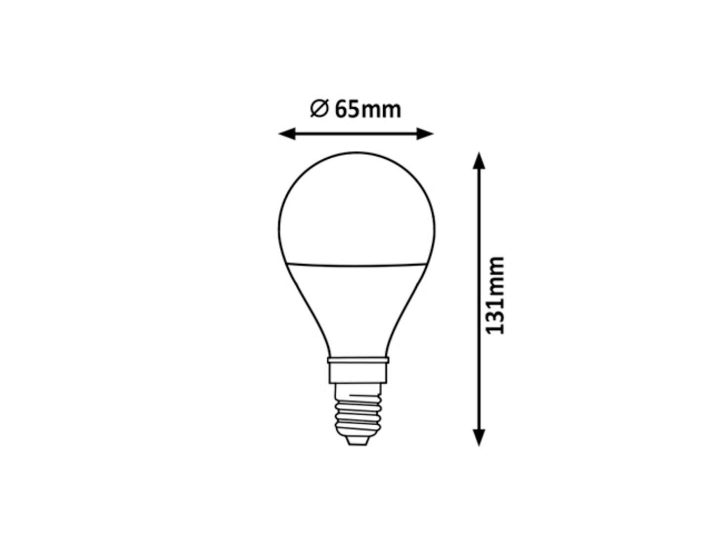 LED SIJALICA - Osnovno, metal/plastika (6,5/13,1cm)