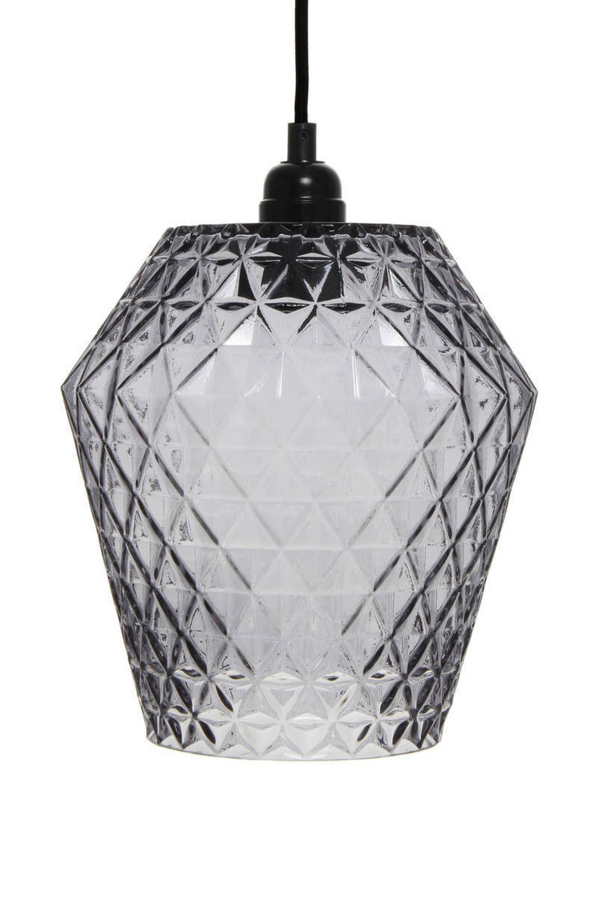 HÄNGELEUCHTE  20/27/20 cm   - Grau, Trend, Glas (20/27/20cm) - Kayoom