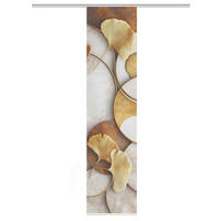 FLÄCHENVORHANG   blickdicht  60/245 cm   - Cognac/Goldfarben, Natur, Textil (60/245cm)