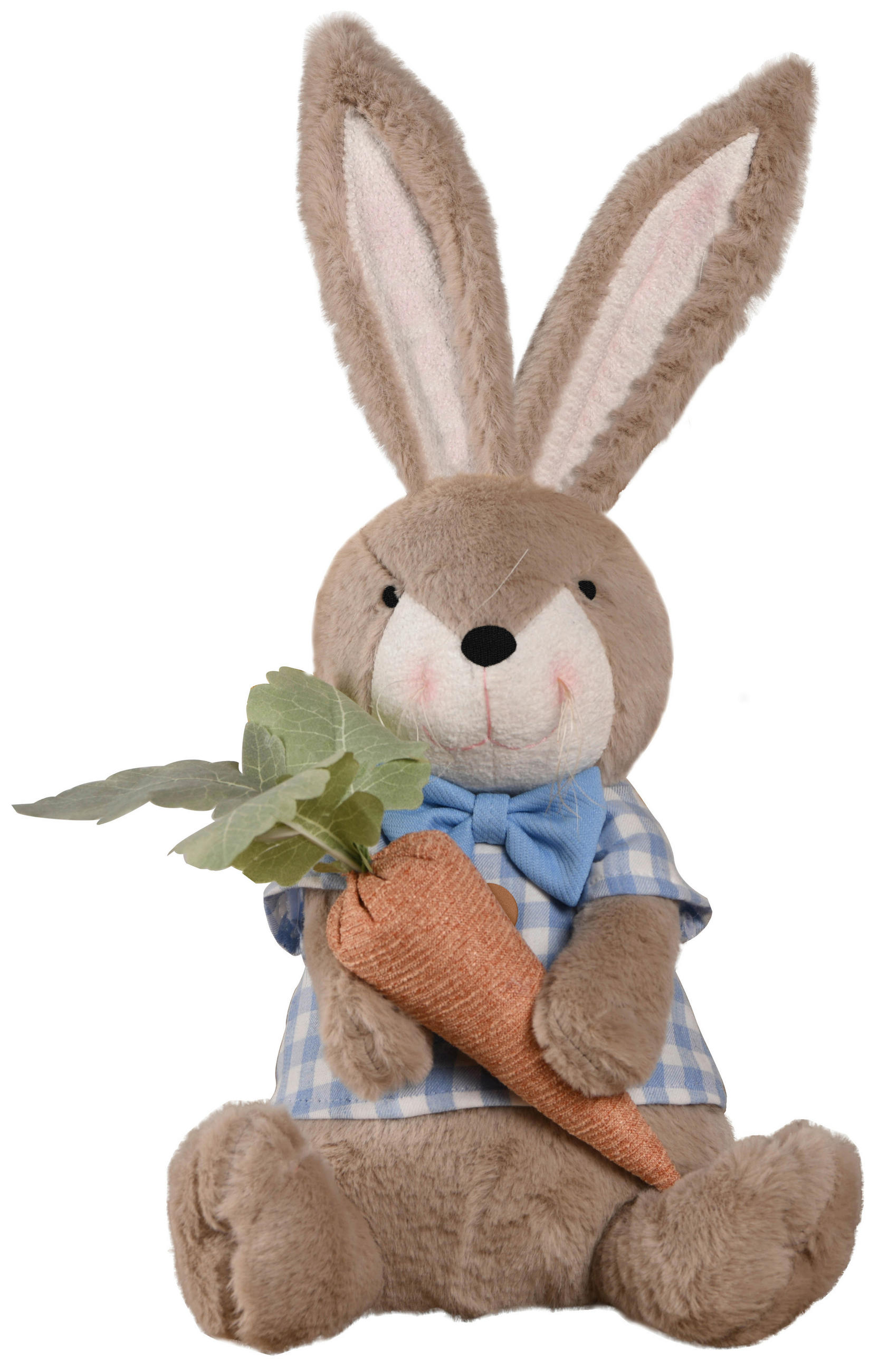 DEKOHASE   - Blau/Braun, Basics, Holz/Kunststoff (22/43/15cm)