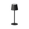 AKKU-TISCHLEUCHTE Roxi 9/27,5 cm   - Schwarz, KONVENTIONELL, Metall (9/27,5cm)