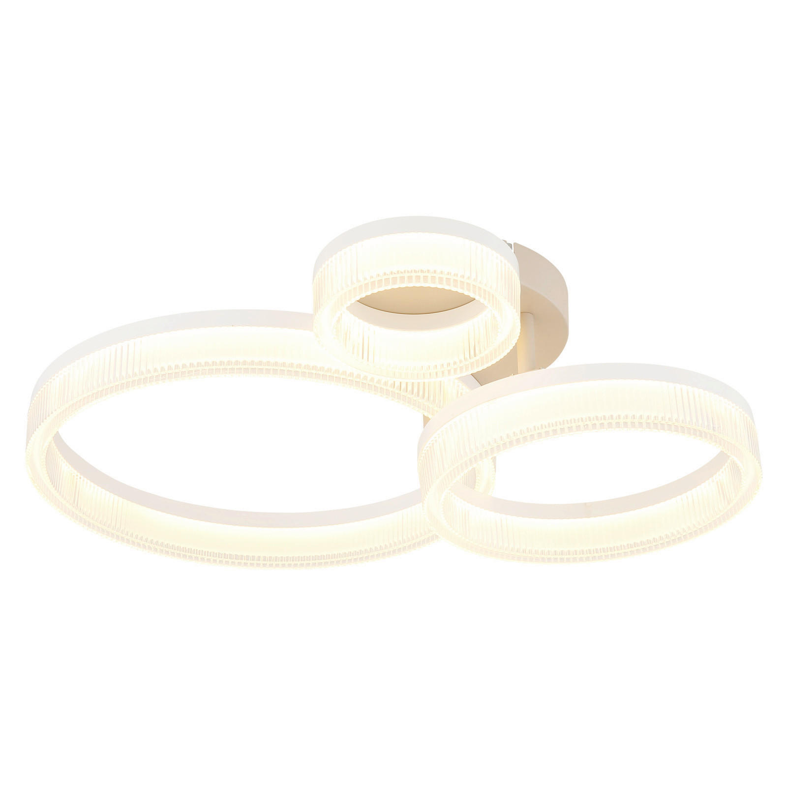 Plafonieră Cu Led     - alb/nisipiu, Basics, plastic/metal (51cm)