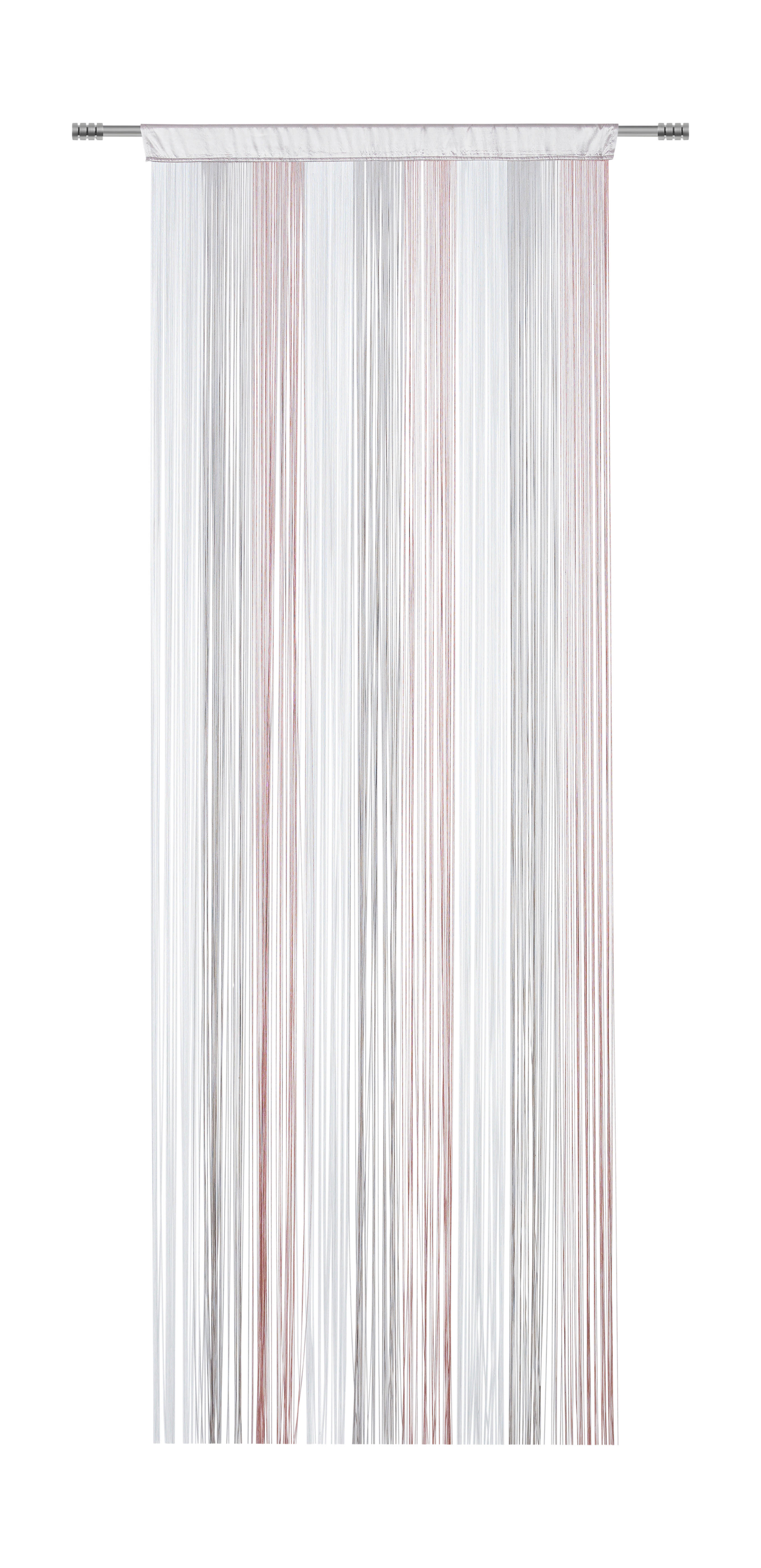 Fadenstore   2 Stück   90/245 cm   - Beige/Rosa, Basics, Textil (90/245cm) - Boxxx
