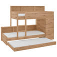 ETAGENBETT 90/200 cm Eiche Artisan  - Eiche Artisan, Design, Holzwerkstoff (90/200cm) - Xora