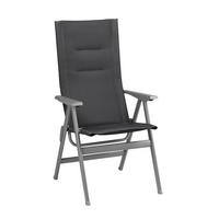 KLAPPSESSEL Batyline® Dunkelgrau  - Dunkelgrau/Anthrazit, Basics, Kunststoff/Textil (62/117/64cm) - Lafuma Mobilier