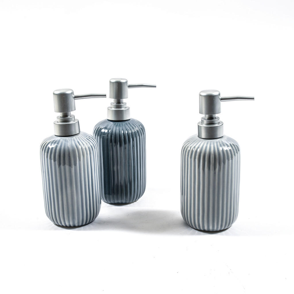 DOZIRNIK ZA MILO - siva, Konvencionalno, umetna masa/keramika (7,5/7,5/17cm) - Homeware