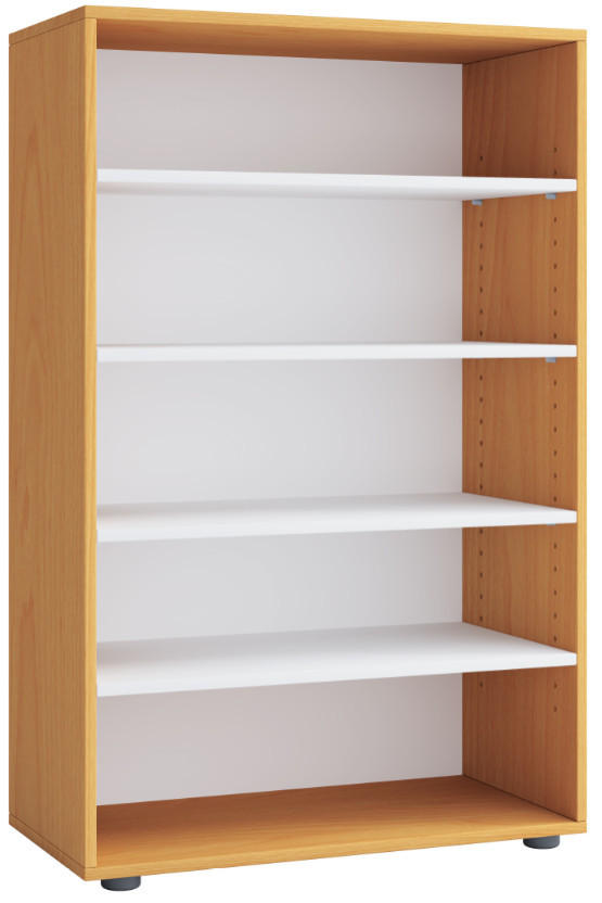 SCHUHREGAL Buchefarben  - Buchefarben/Schwarz, KONVENTIONELL, Holzwerkstoff/Kunststoff (70/110/37cm) - MID.YOU