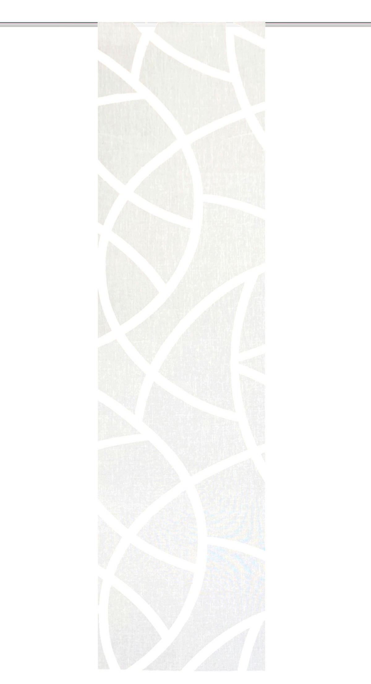 FLÄCHENVORHANG in Weiß blickdicht  - Weiß, Design, Textil (60/245cm)