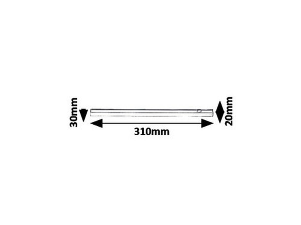 PODELEMENTNA SVETILKA  Greg  400 lm 4000 K   - bela, Konvencionalno, umetna masa (31/2/3cm)