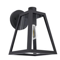 VENKOVNÍ NÁSTĚNNÉ SVÍTIDLO - černá/čiré, Konvenční, kov/sklo (22,5/18/27cm) - Eglo