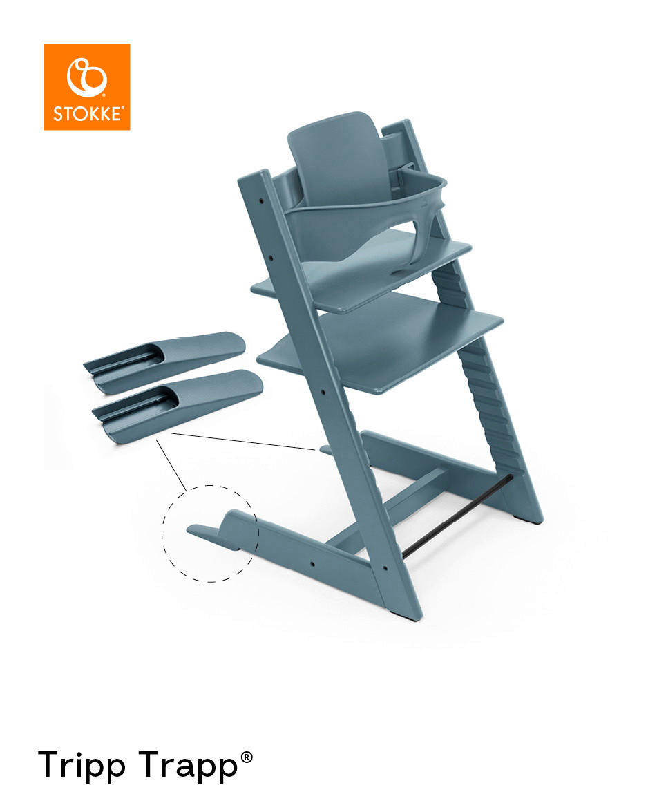HOCHSTUHLBÜGEL Tripp Trapp Baby Set²  - Blau, Basics, Kunststoff (43/19/22cm) - Stokke