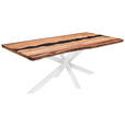 TISCHPLATTE in Holz, Naturmaterialien 180/90/5,5 cm - Schwarz/Akaziefarben, Design, Naturmaterialien/Holz (180/90/5,5cm) - Landscape