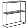 KONSOLBORD i metall   79,5/80,5/26 cm  - svart, Trend, metall (79,5/80,5/26cm) - MID.YOU