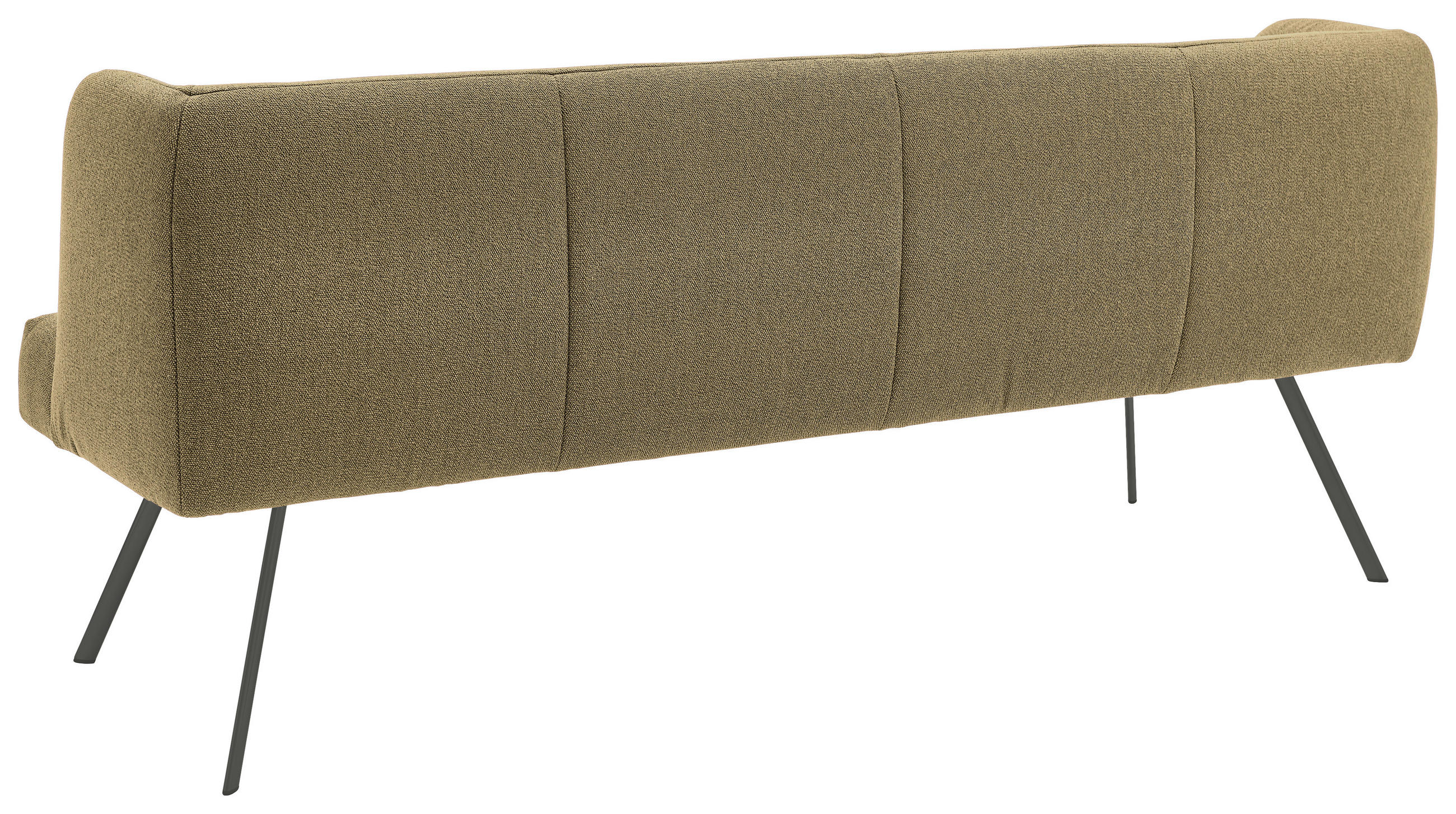 Thumbnail - Venjakob Sitzbank, Anthrazit, Waldgrün, Metall, Textil, 3-Sitzer, 200x87x64 cm, Goldenes M, Made in Germany, Dgm, DGM-Em...