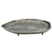 DEKOSCHALE - Silberfarben, Design, Metall (40/5/40cm) - Livetastic