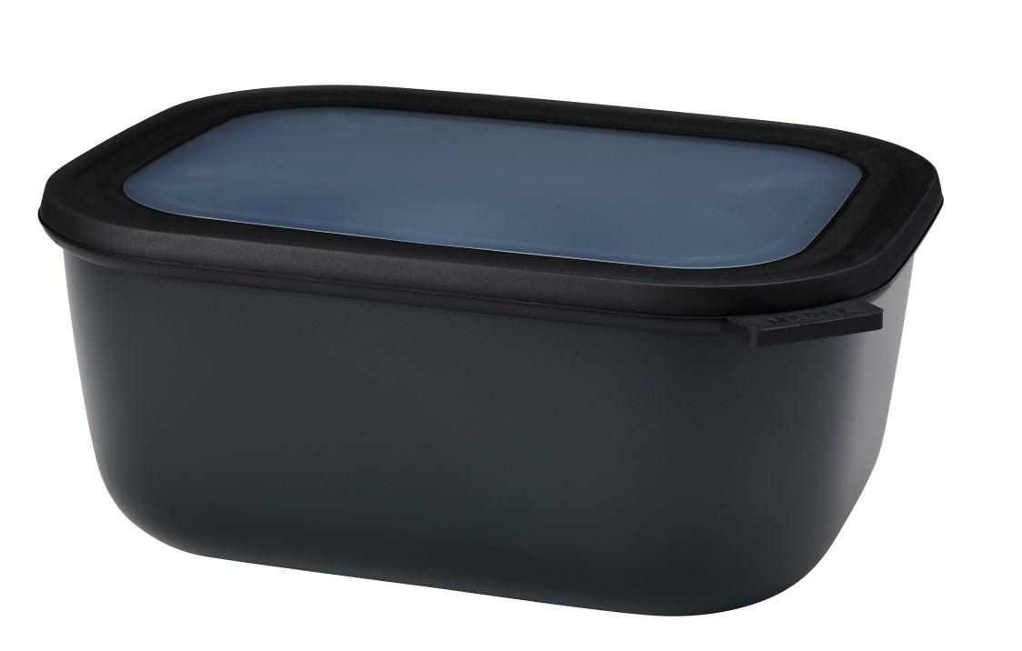 VORRATSDOSE CIRQULA 3 L  - Transparent/Schwarz, KONVENTIONELL, Kunststoff (25/10/20cm) - Mepal