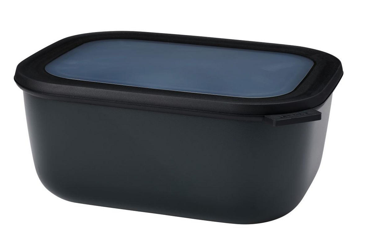 VORRATSDOSE 3 l  - Transparent/Schwarz, KONVENTIONELL, Kunststoff (25/10/20cm) - Mepal