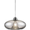 HÄNGELEUCHTE 40/150 cm    - Grau/Nickelfarben, Konventionell, Glas/Metall (40/150cm) - Globo