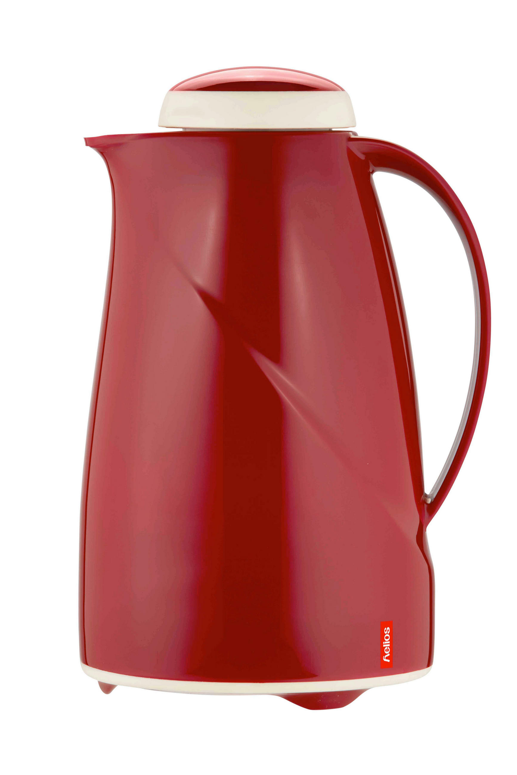 ISOLIERKANNE  - Rot, Basics, Glas/Kunststoff (18.5/15.5/27.9cm)