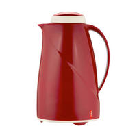 ISOLIERKANNE  - Rot, Basics, Glas/Kunststoff (18.5/15.5/27.9cm)