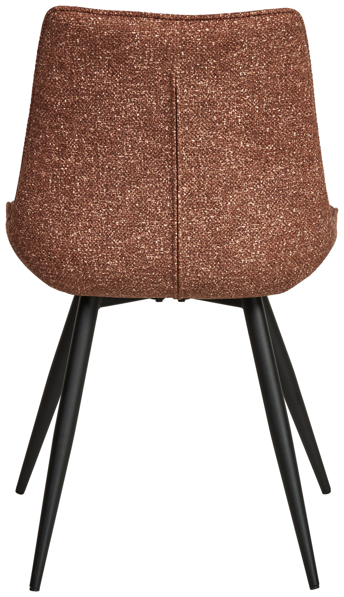 STUHL  in Eisen Leinenoptik Holz, Metall, Textil  - Schwarz/Braun, KONVENTIONELL, Holz/Textil (54/88/61,5cm) - MID.YOU