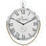 WANDUHR - Silberfarben/Schwarz, LIFESTYLE, Glas/Holzwerkstoff (52/61/6cm) - Landscape WANDUHR - Silberfarben/Schwarz, LIFESTYLE, Glas/Holzwerkstoff (52/61/6cm) - Landscape