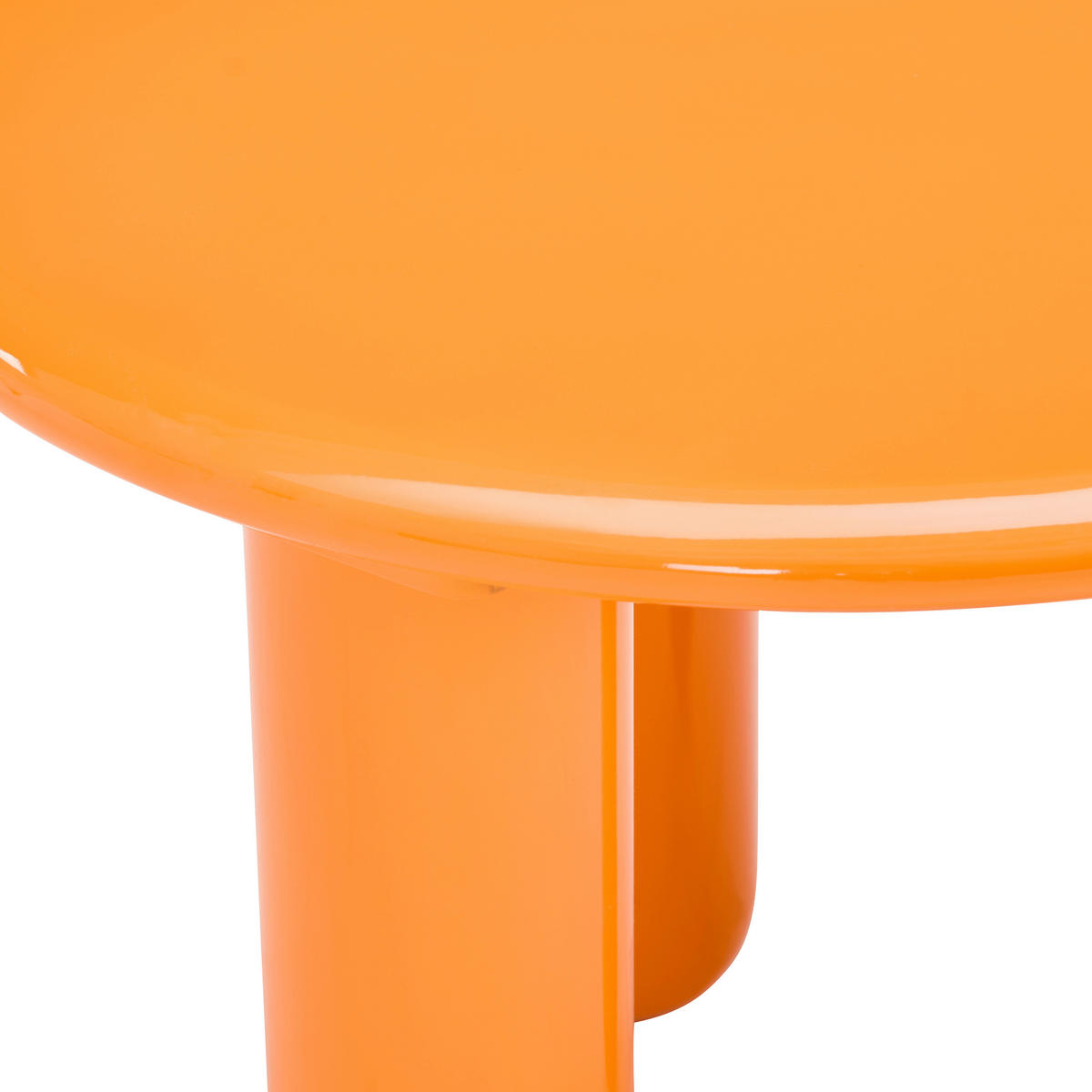 BEISTELLTISCH 60/60/45 cm Orange rund  - Orange, Design, Holzwerkstoff (60/60/45cm) - Novel