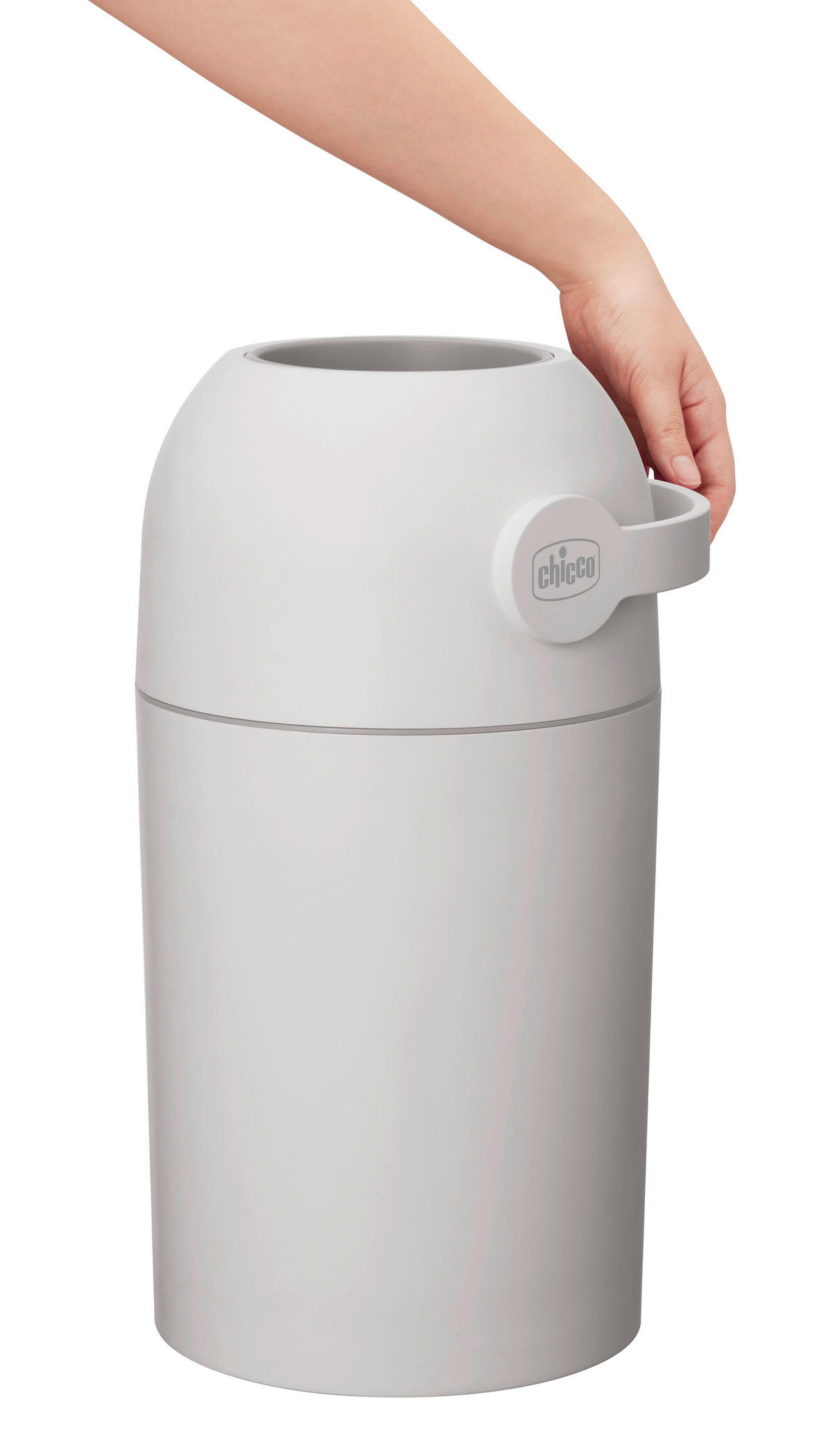 KOŠ ZA PELENE  Odour Off  - siva, Basics, plastika (23/48/23cm) - Chicco