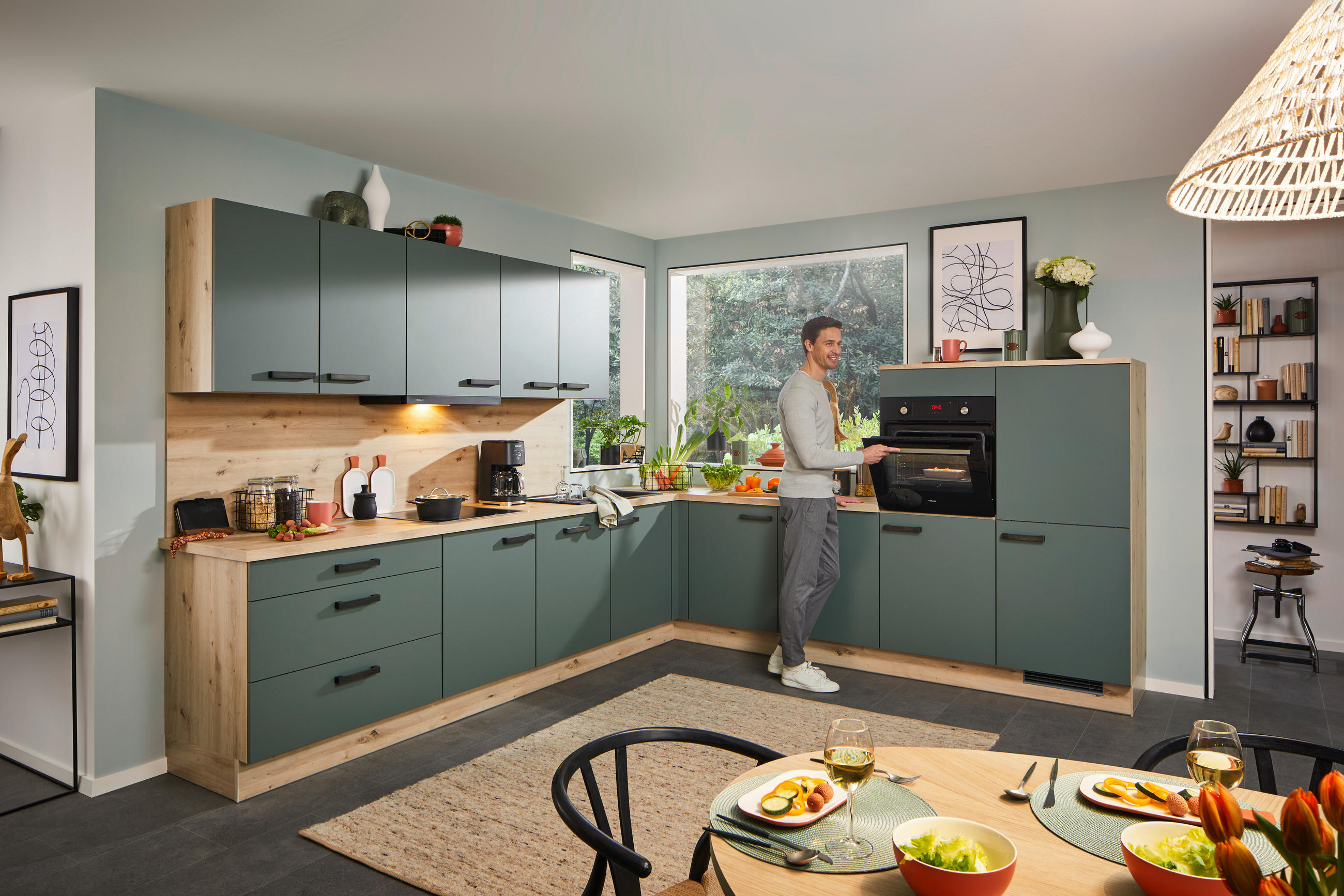 KUCHYŇA NA MIERU VE120 - Basics, kompozitné drevo - Venda