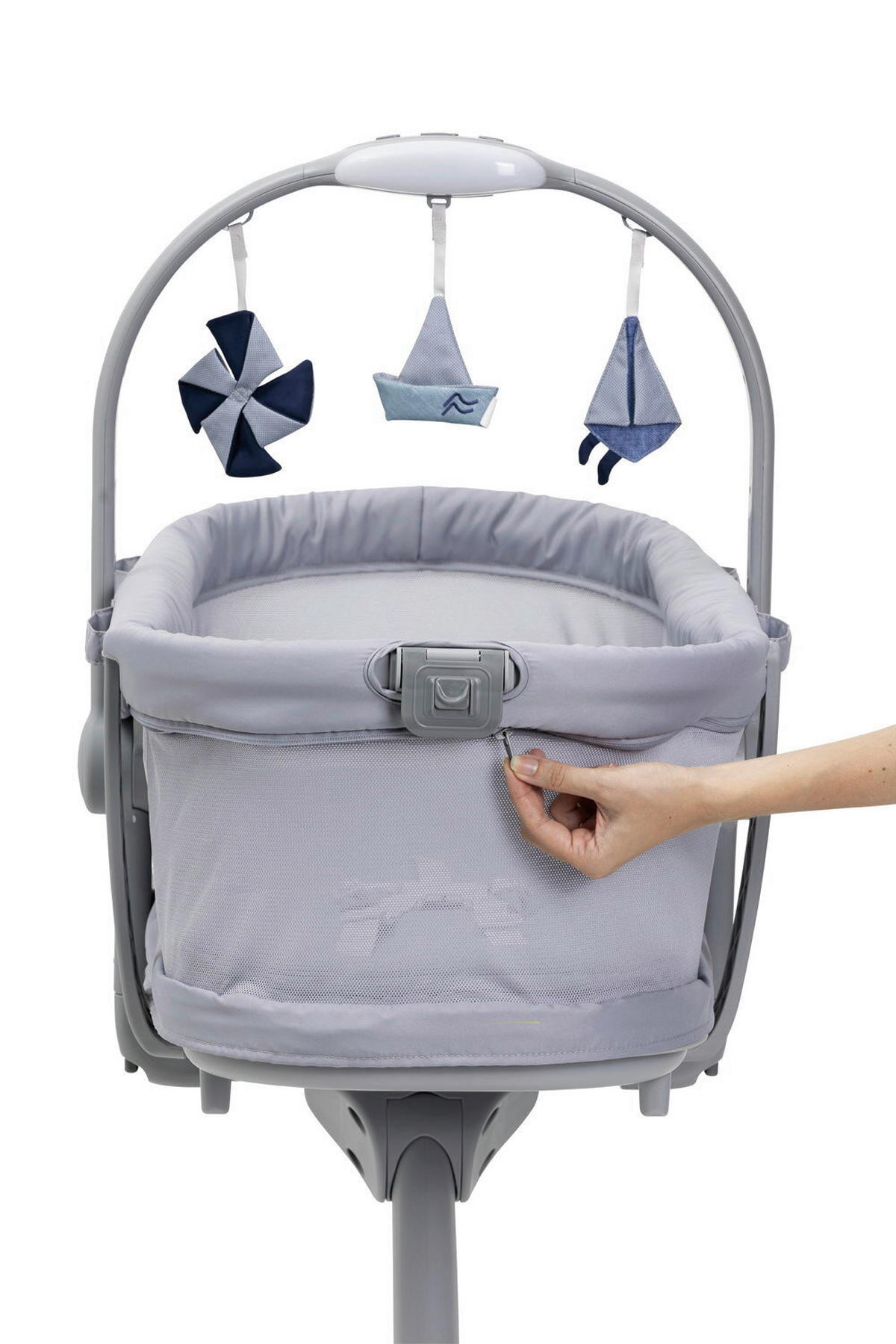 STUBENWAGEN BABY HUG PRO   - Grau, Basics (85/60/88-122cm) - Chicco