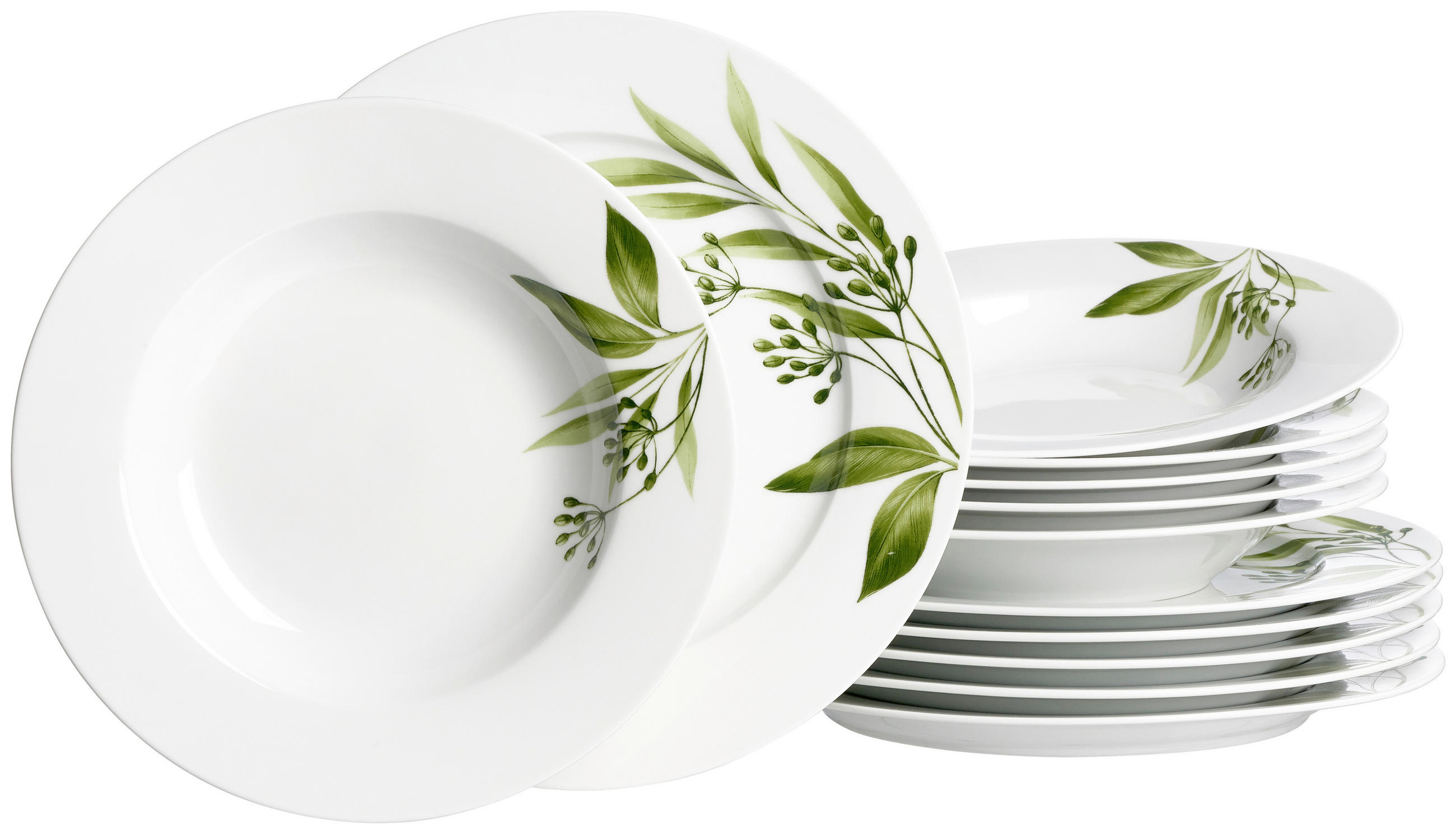 TAFELSERVICE Evora 12-teilig  - Weiß, KONVENTIONELL, Keramik (25/21/15cm) - Ritzenhoff Breker