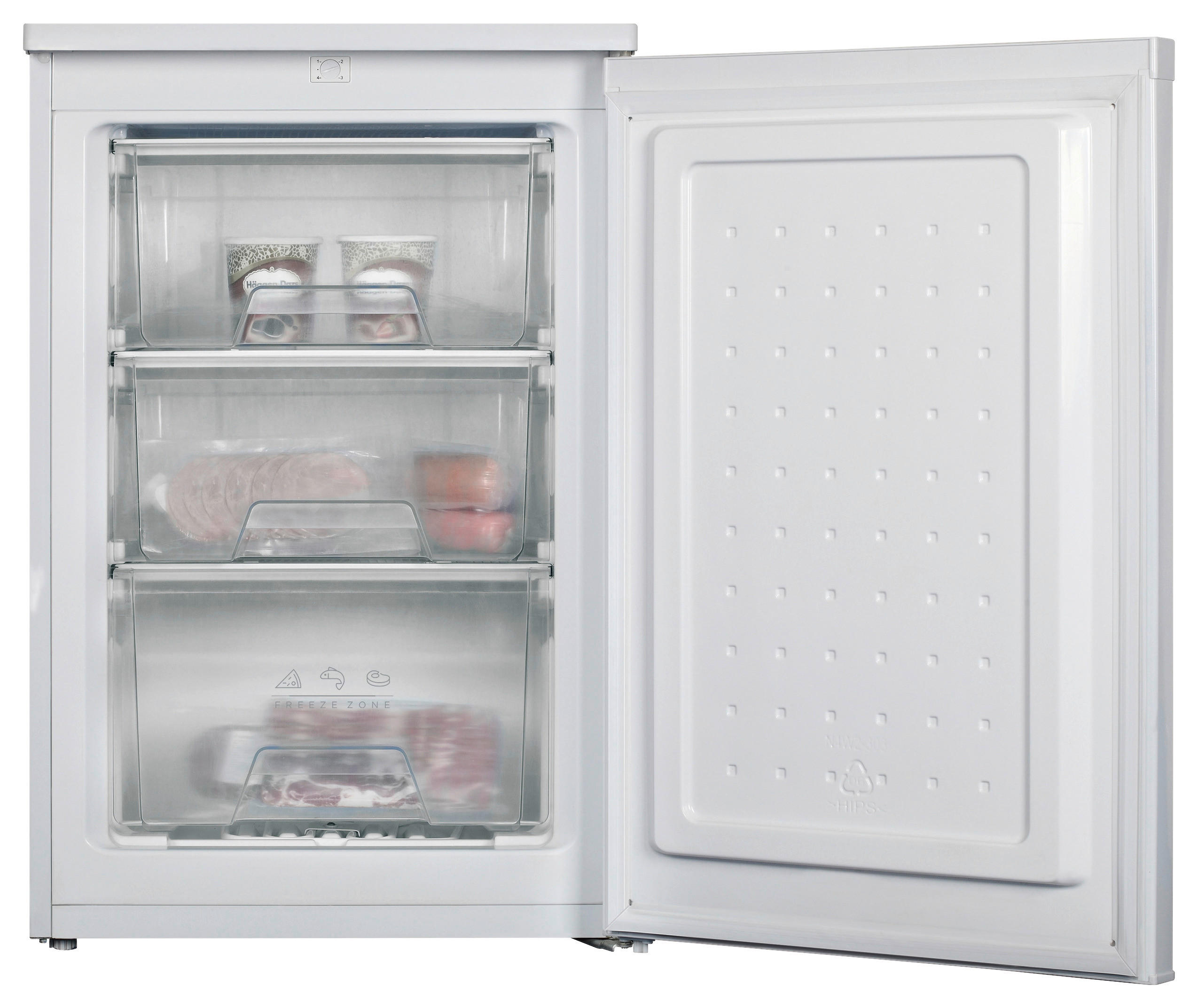 GEFRIERSCHRANK SILVA GS 1536  - Weiß, Basics, Kunststoff (55,3/84,5/57,4cm) - Silva Schneider