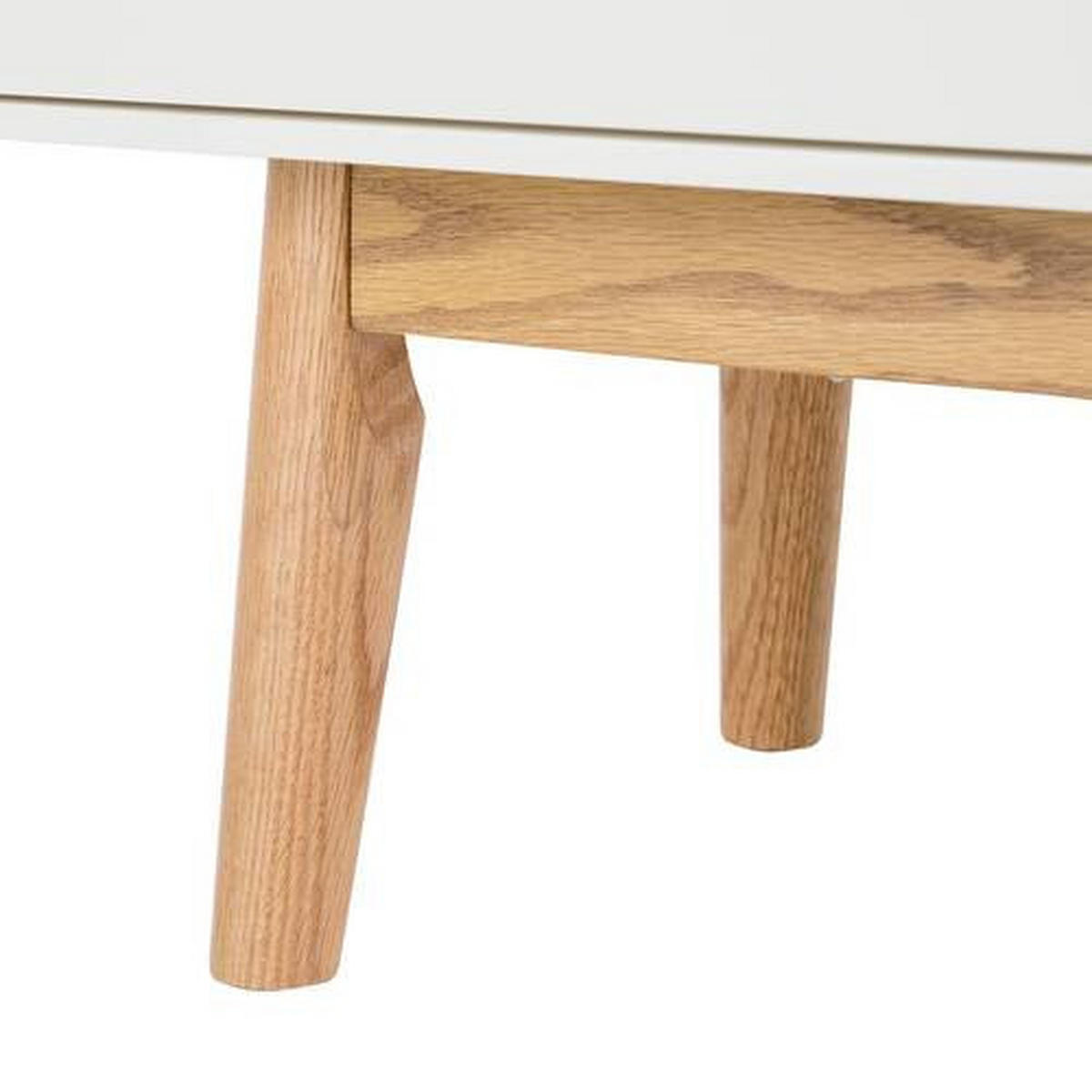 LOWBOARD  in 160/59/40 cm  - Naturfarben/Weiß, Design, Holz/Holzwerkstoff (160/59/40cm) - home24