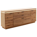 SIDEBOARD Eichefarben  210/84/44 cm  - Eichefarben/Anthrazit, Natur, Holz/Holzwerkstoff (210/84/44cm) - Linea Natura