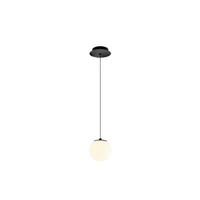 VISEČA SVETILKA  CAROLINE      15/120 cm      G9 - črna/bela, Basics, kovina/steklo (15/120cm)