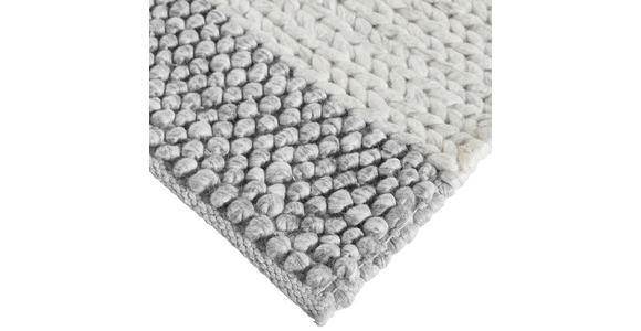 Wollteppich 80/150 cm Nordic  - Dunkelgrau/Grau, Natur, Textil (80/150cm) - Linea Natura