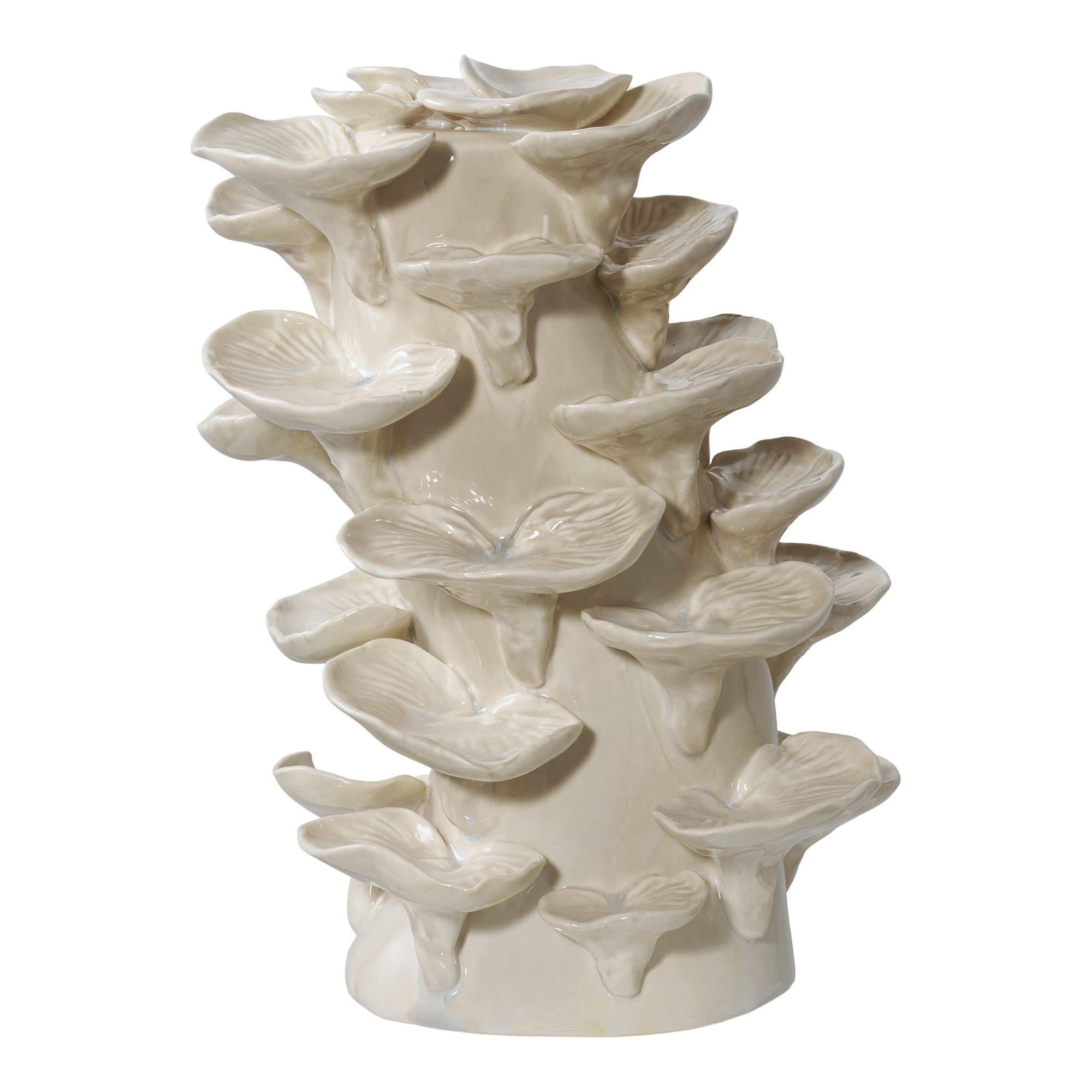 XXXLutz Vase Beige 18x24x15 cm
