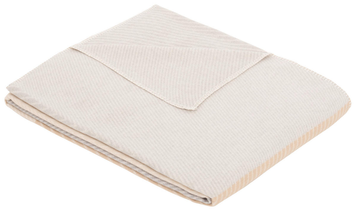 FILT 2286 Salima 150/200 cm  - beige/grå, Klassisk, textil (150/200cm) - Ibena